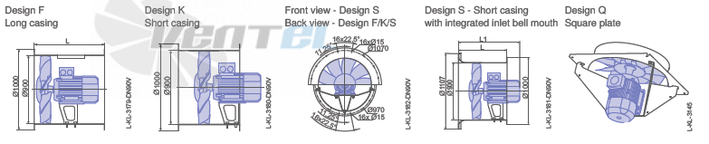 Ziehl-abegg DN90V-6DF-E7-11-G - описание, технические характеристики, графики