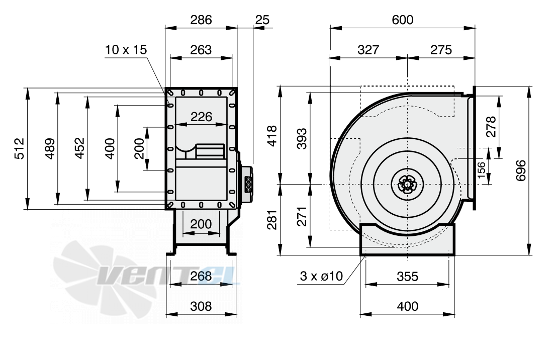 Rosenberg ЕНАG 355-5FA - описание, технические характеристики, графики