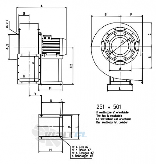  FQ 251/71-0.37 - описание, технические характеристики, графики