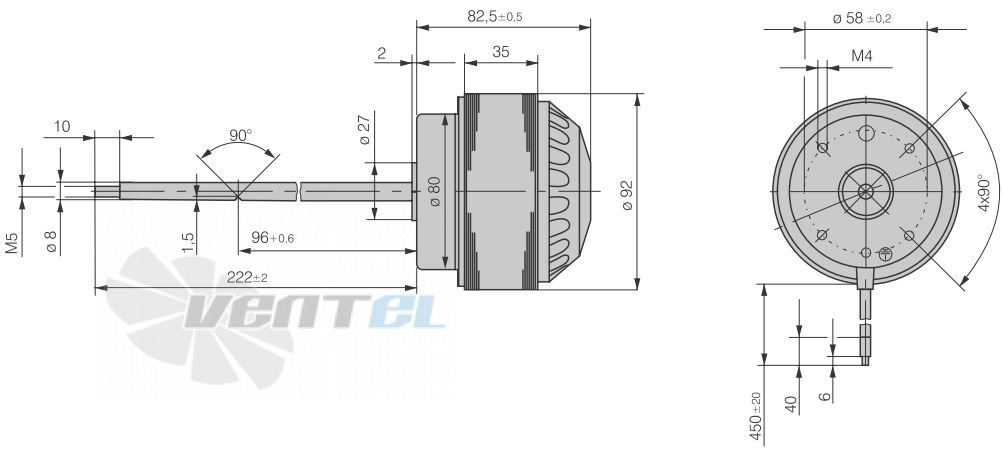 Ebmpapst M2E068-DF-65-03 - описание, технические характеристики, графики