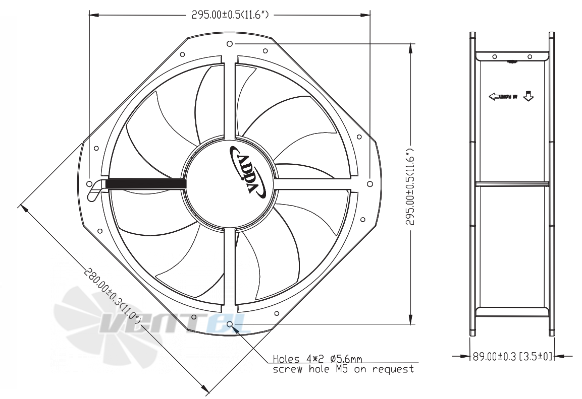 ADDA AK2882HB - описание, технические характеристики, графики