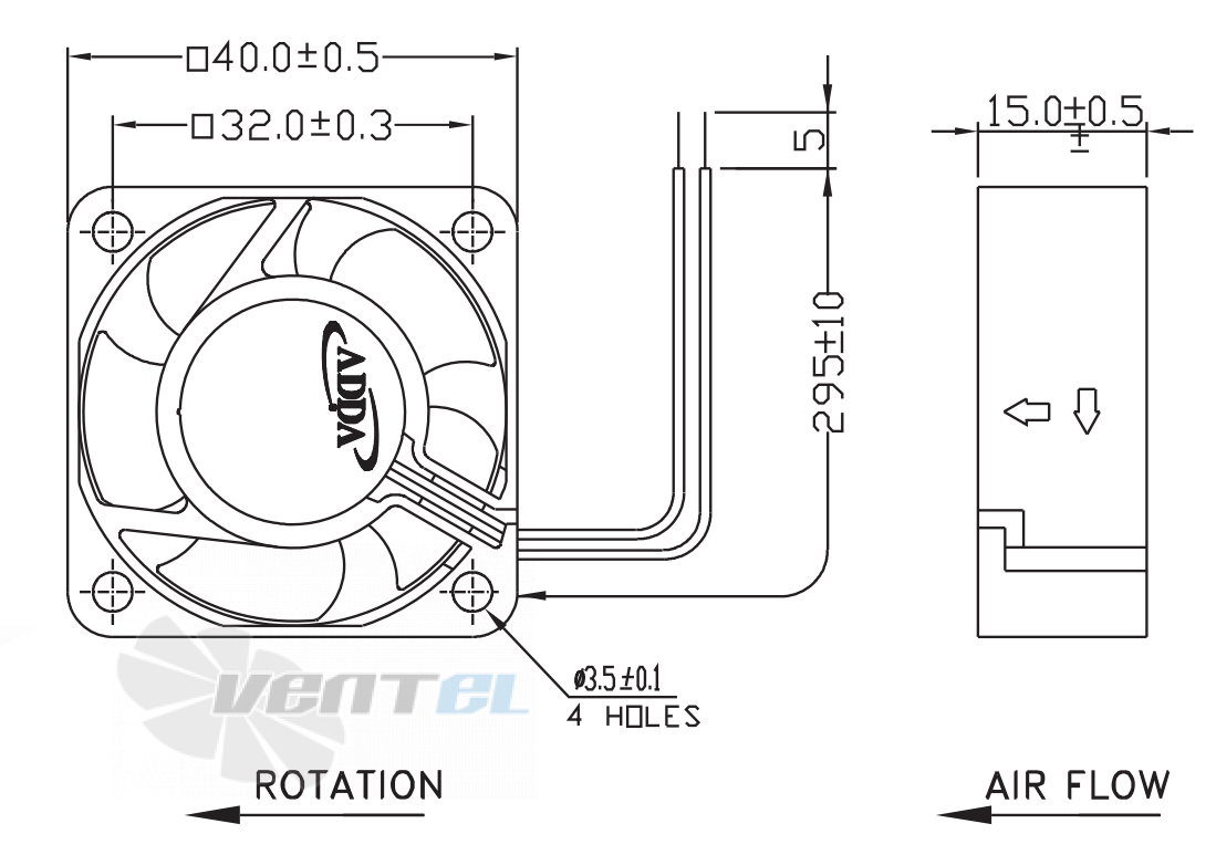 ADDA AD0412LB-D51 - описание, технические характеристики, графики