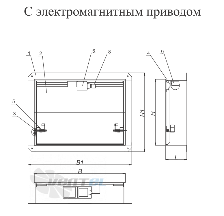  КЛАПАН КМД-2М ЭМ - описание, технические характеристики, графики