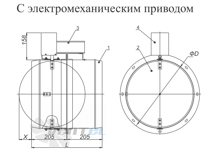  КЛАПАН КПС-2М МB - описание, технические характеристики, графики