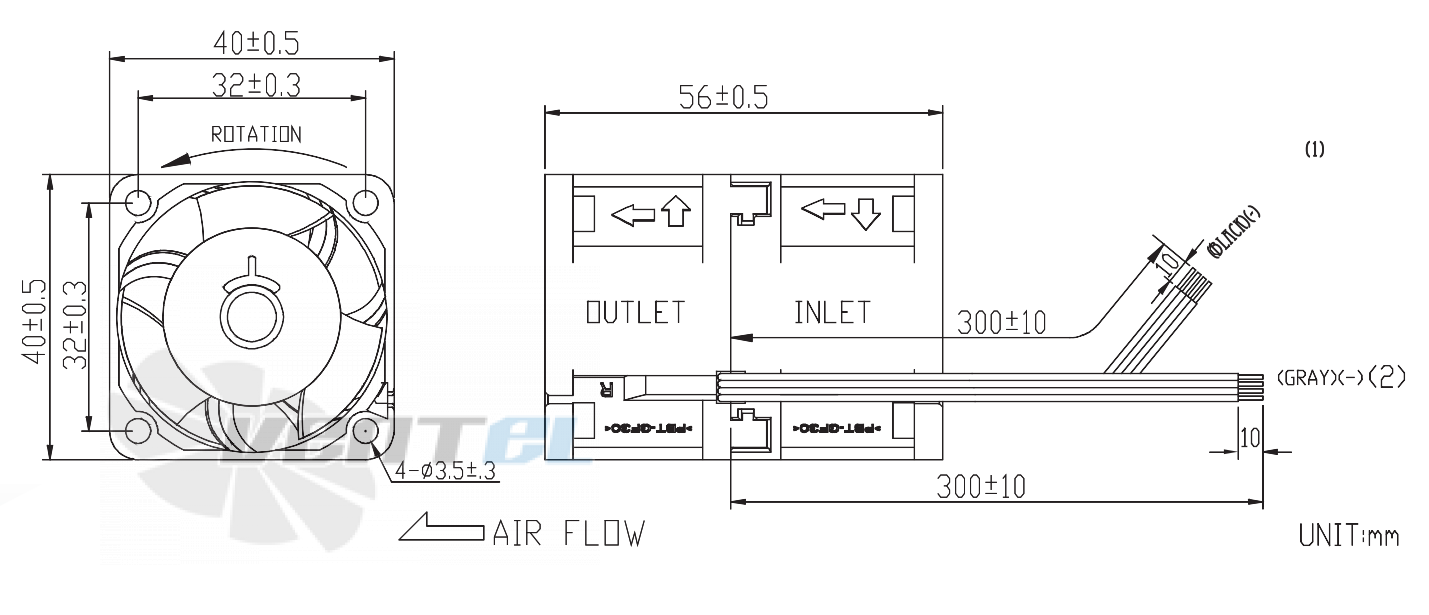 ADDA AS04012LB565BA1 - описание, технические характеристики, графики