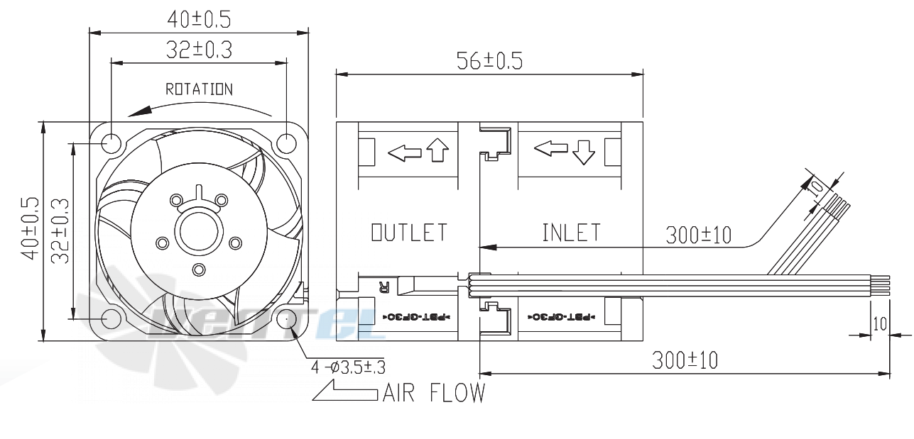 ADDA AS04012LB565BA2 - описание, технические характеристики, графики