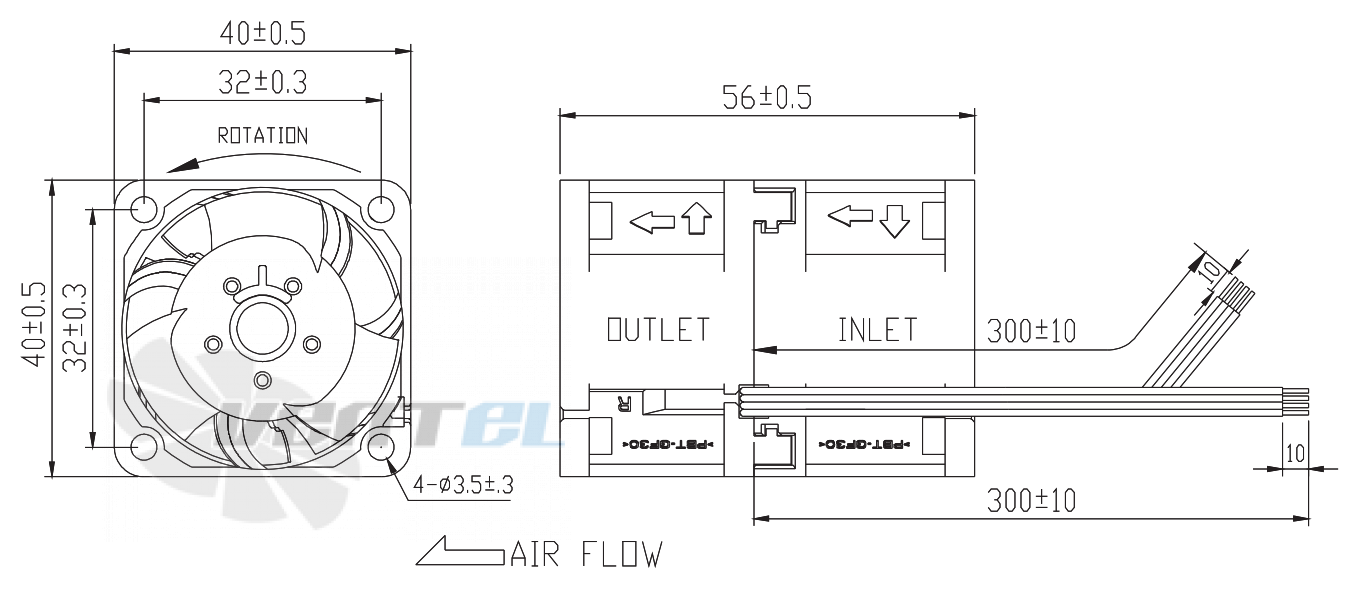 ADDA AS04012LB565B01 - описание, технические характеристики, графики