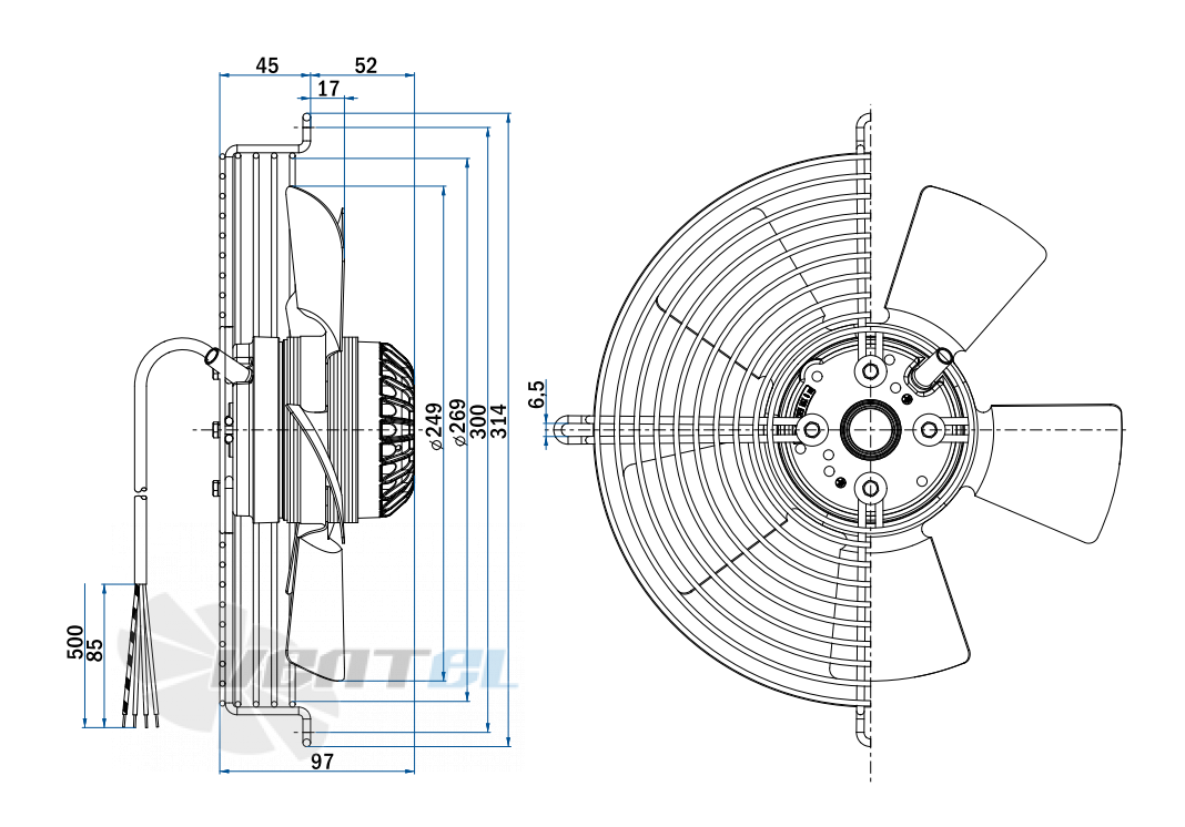 Hidria R09R-2525A-2M-3539 - описание, технические характеристики, графики