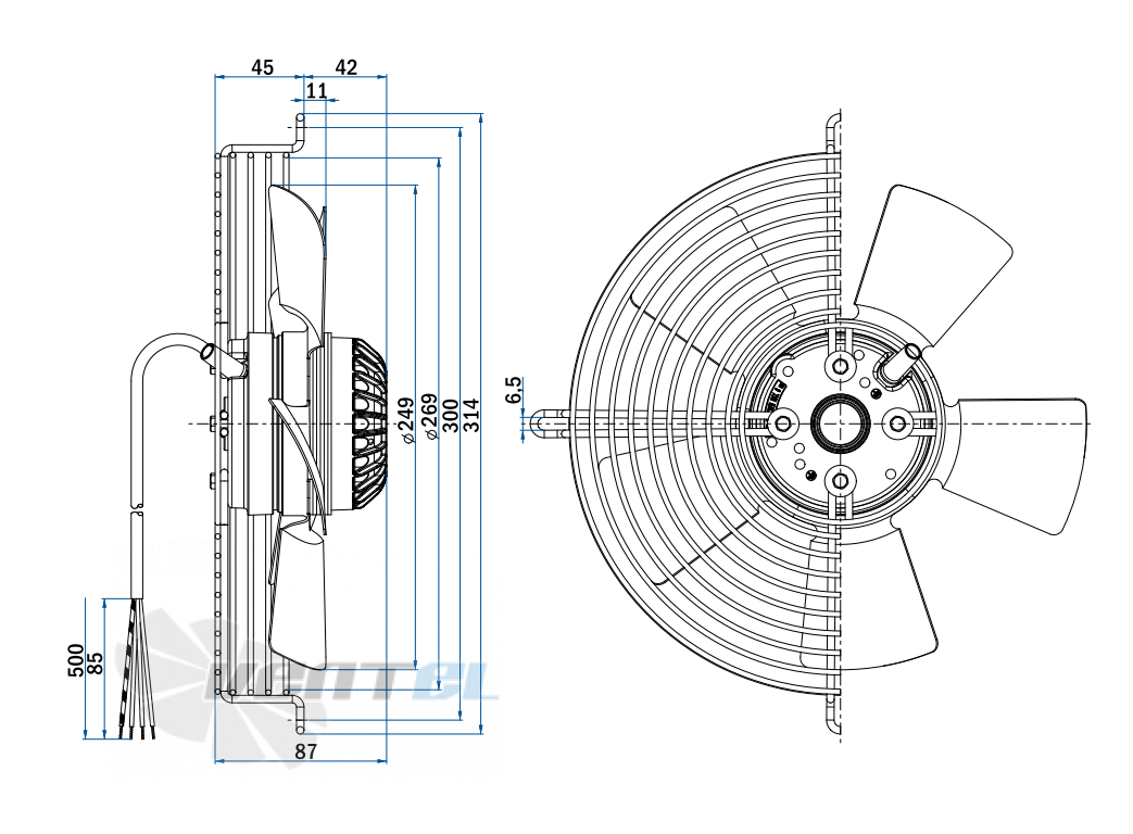 Hidria R09R-2525A-4M-2516 - описание, технические характеристики, графики