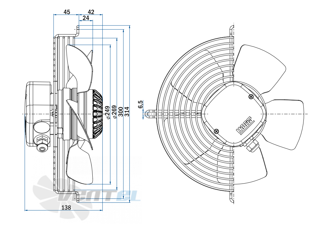 Hidria R09R-2528A-4M-2516 - описание, технические характеристики, графики