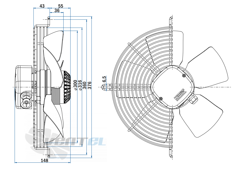 Hidria R09R-3028A-4M-3509 - описание, технические характеристики, графики