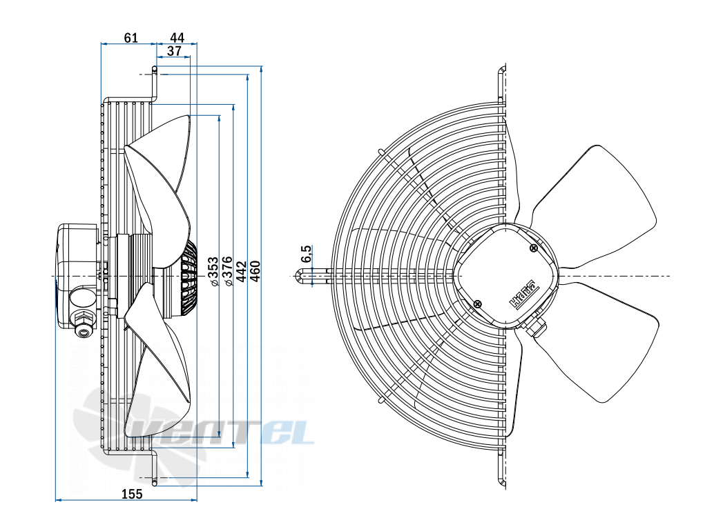 Hidria R09R-3532A-4M-4237 - описание, технические характеристики, графики