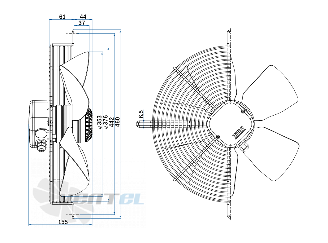 Hidria R09R-3532A-4T-4203 - описание, технические характеристики, графики