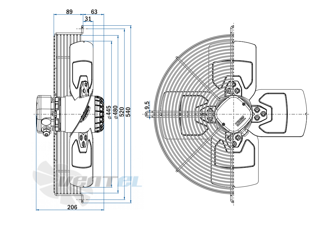 Hidria R11R-4525A-4M-5765 - описание, технические характеристики, графики