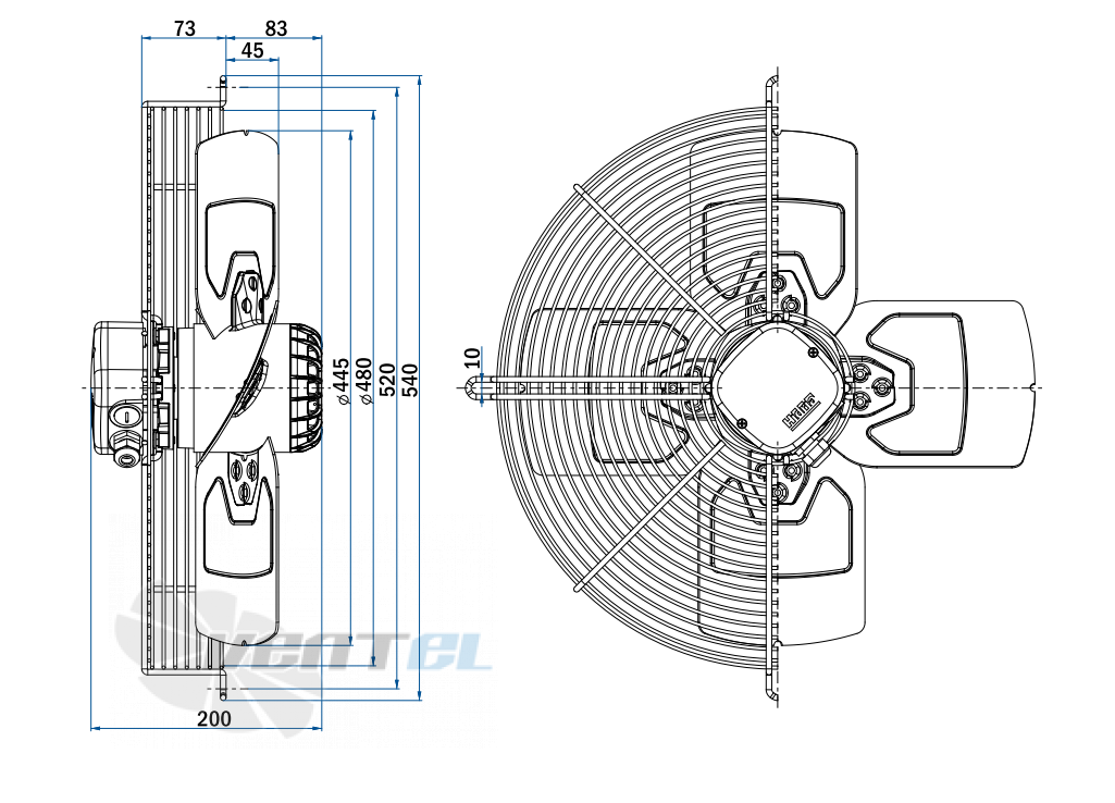 Hidria R11R-4525A-4T-5136 - описание, технические характеристики, графики