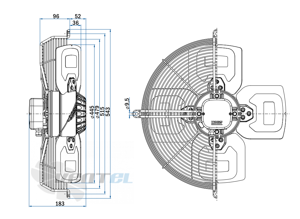 Hidria R13R-4525A-4T-3529 - описание, технические характеристики, графики