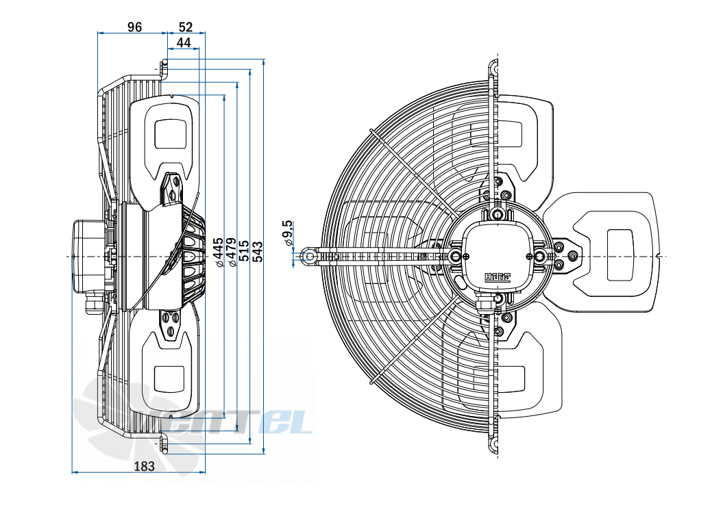 Hidria R13R-4530A-6T2-3525 - описание, технические характеристики, графики