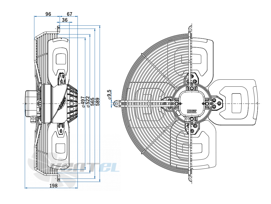 Hidria R13R-5025A-4M-5009 - описание, технические характеристики, графики