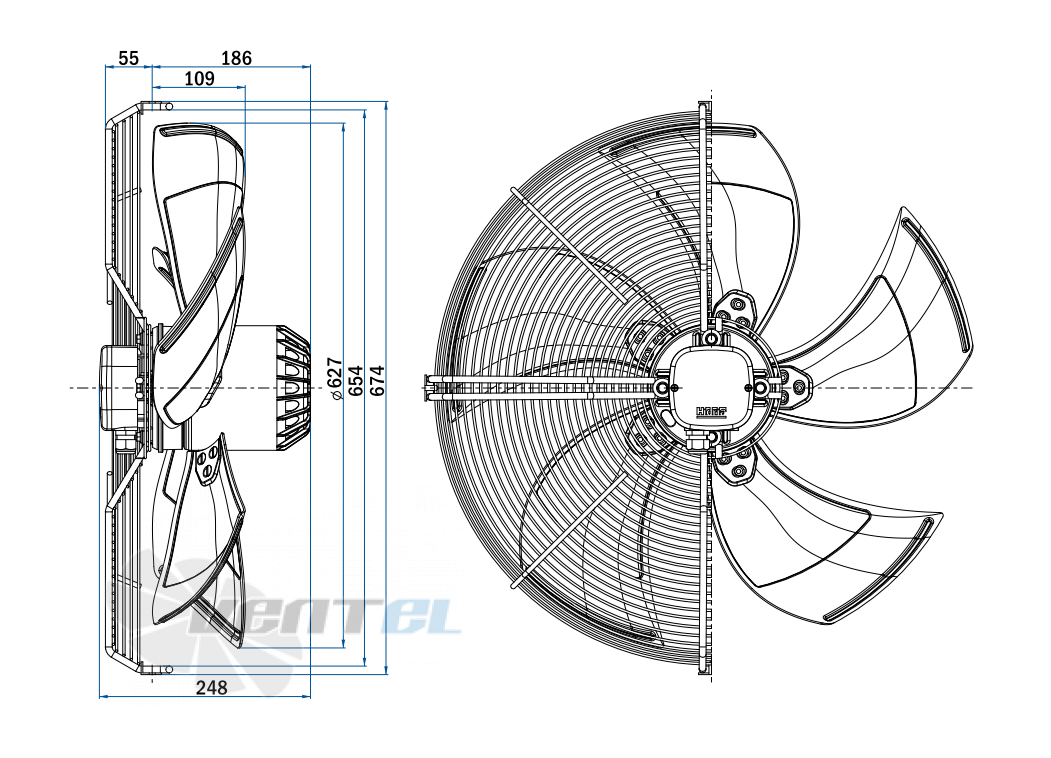 Hidria R13R-6330HA-6M-X055 - описание, технические характеристики, графики