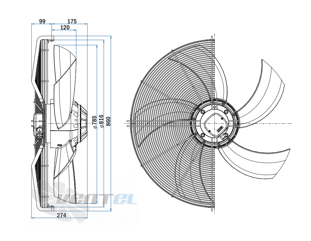 Hidria R18R-8030HA-6T2-X004 - описание, технические характеристики, графики