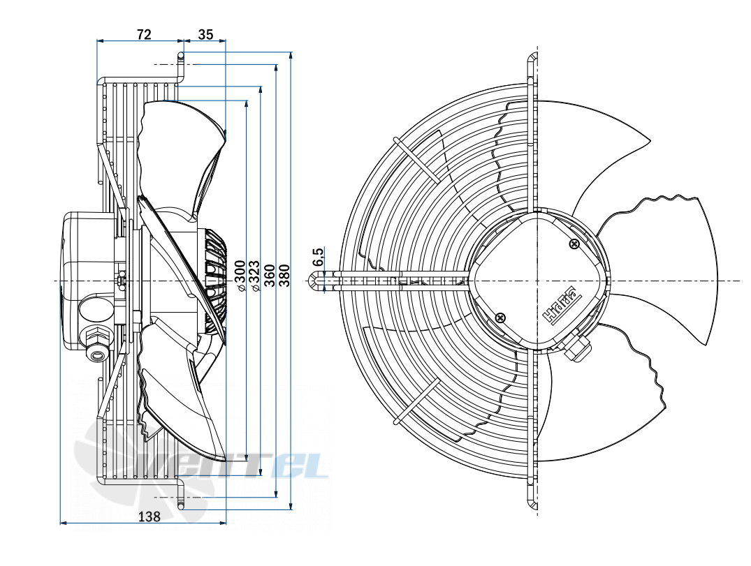 Hidria R09R-30SPS-4M-2543 - описание, технические характеристики, графики