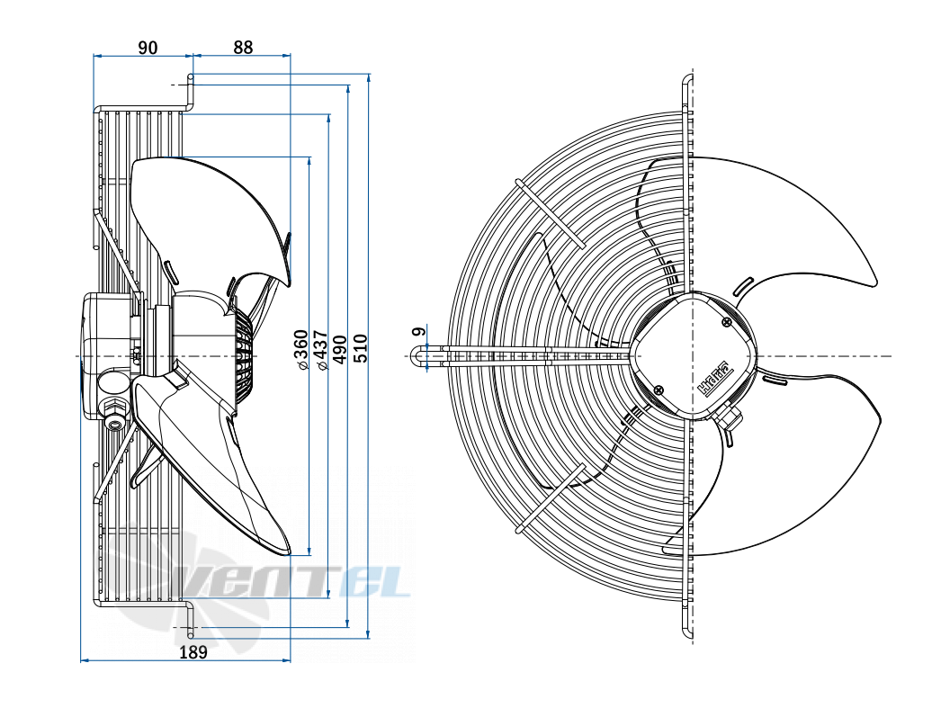 Hidria R09R-36LPS-6M-4249 - описание, технические характеристики, графики