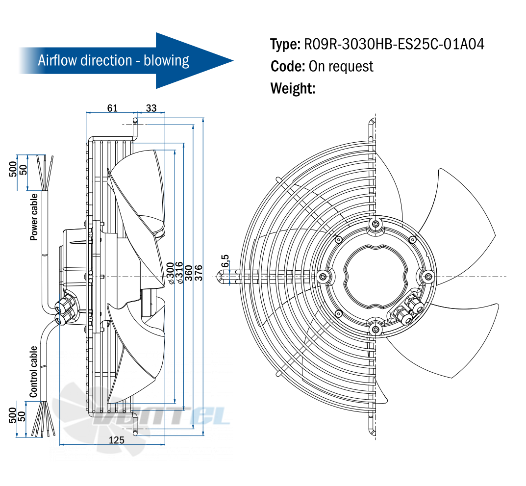 Hidria R09R-3030HS-ES25C-01A04 - описание, технические характеристики, графики