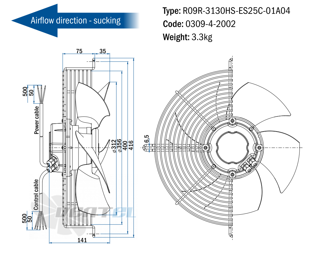 Hidria R09R-3130HB-ES25C-01A04 - описание, технические характеристики, графики