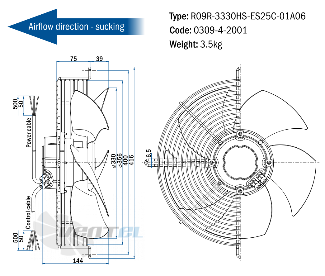 Hidria R09R-3330HS-ES25C-01A06 - описание, технические характеристики, графики