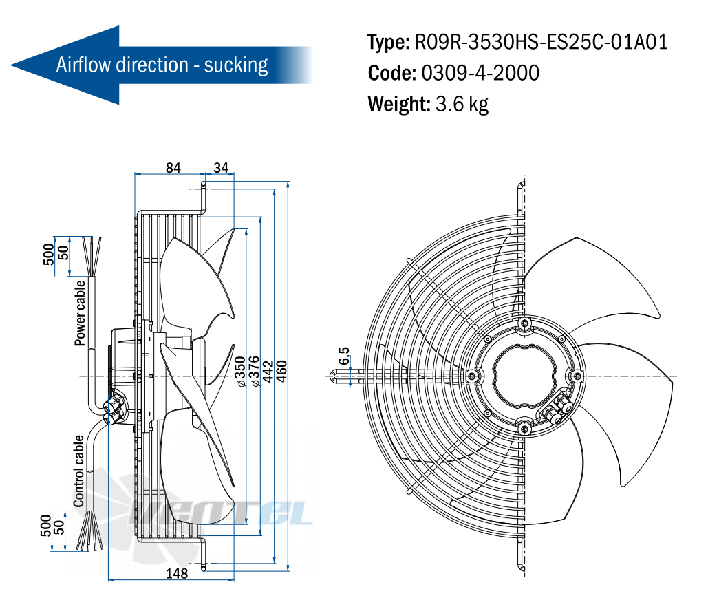 Hidria R09R-3530HS-ES25C-01A01 - описание, технические характеристики, графики