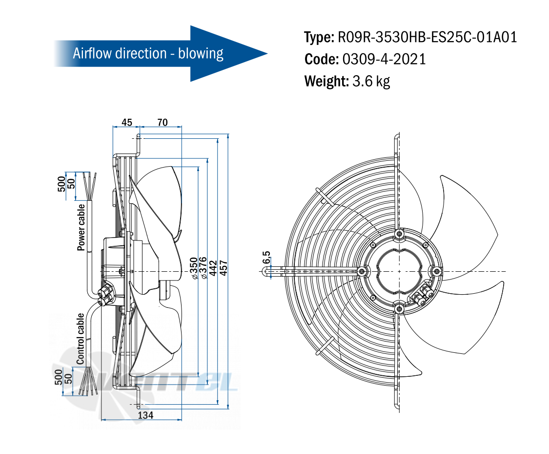 Hidria R09R-3530HB-ES25C-01A01 - описание, технические характеристики, графики