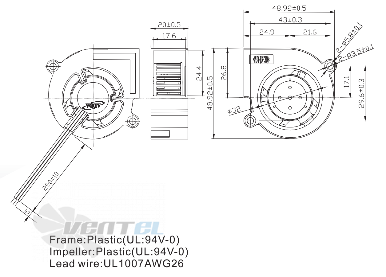 ADDA AB05012DB200300 - описание, технические характеристики, графики