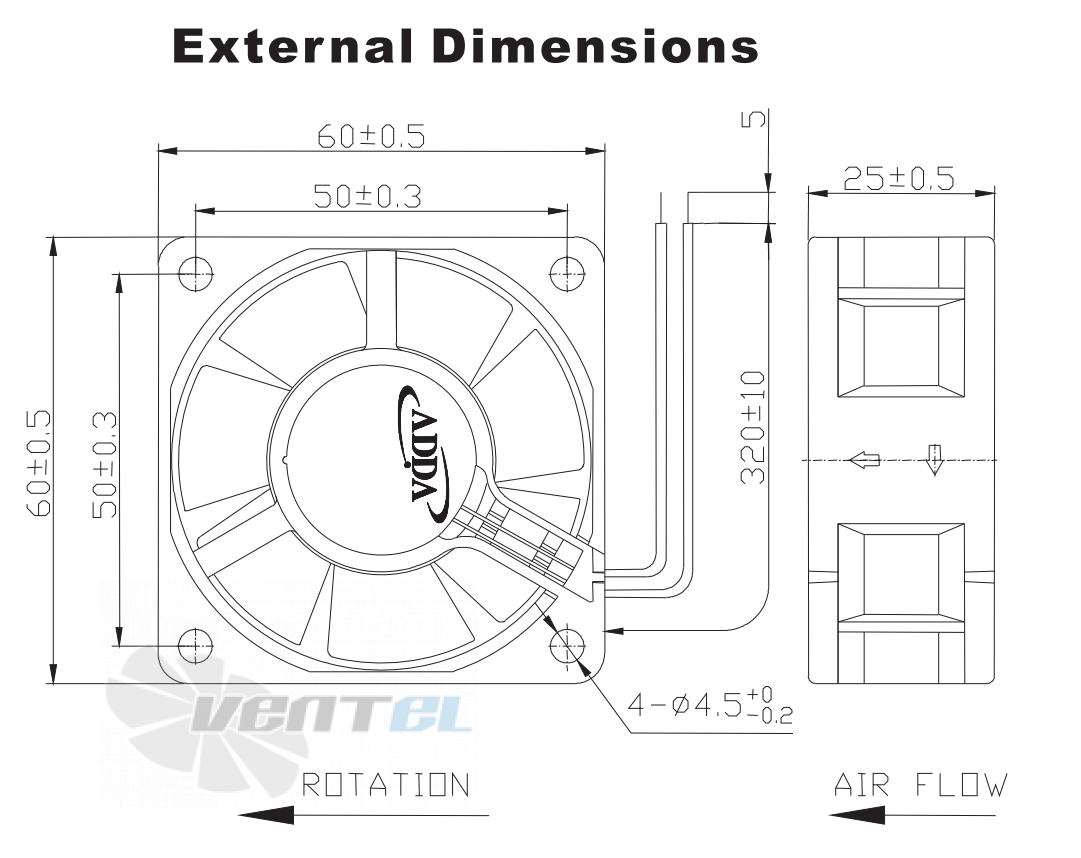 ADDA AQ0612LB-A70GL(T) - описание, технические характеристики, графики