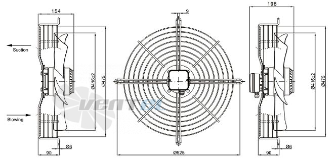 Sanmu YWF-K-4D420-Z02 - описание, технические характеристики, графики