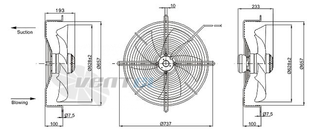 Sanmu YWF-K-4D630-Z - описание, технические характеристики, графики