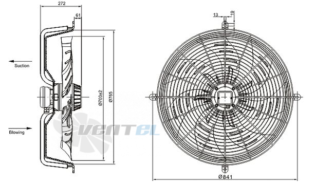 Sanmu YWF-K-6K710-Z - описание, технические характеристики, графики