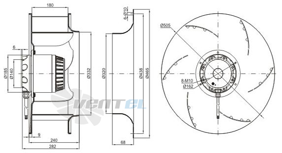 Sanmu YWF-K-4E500-GH - описание, технические характеристики, графики