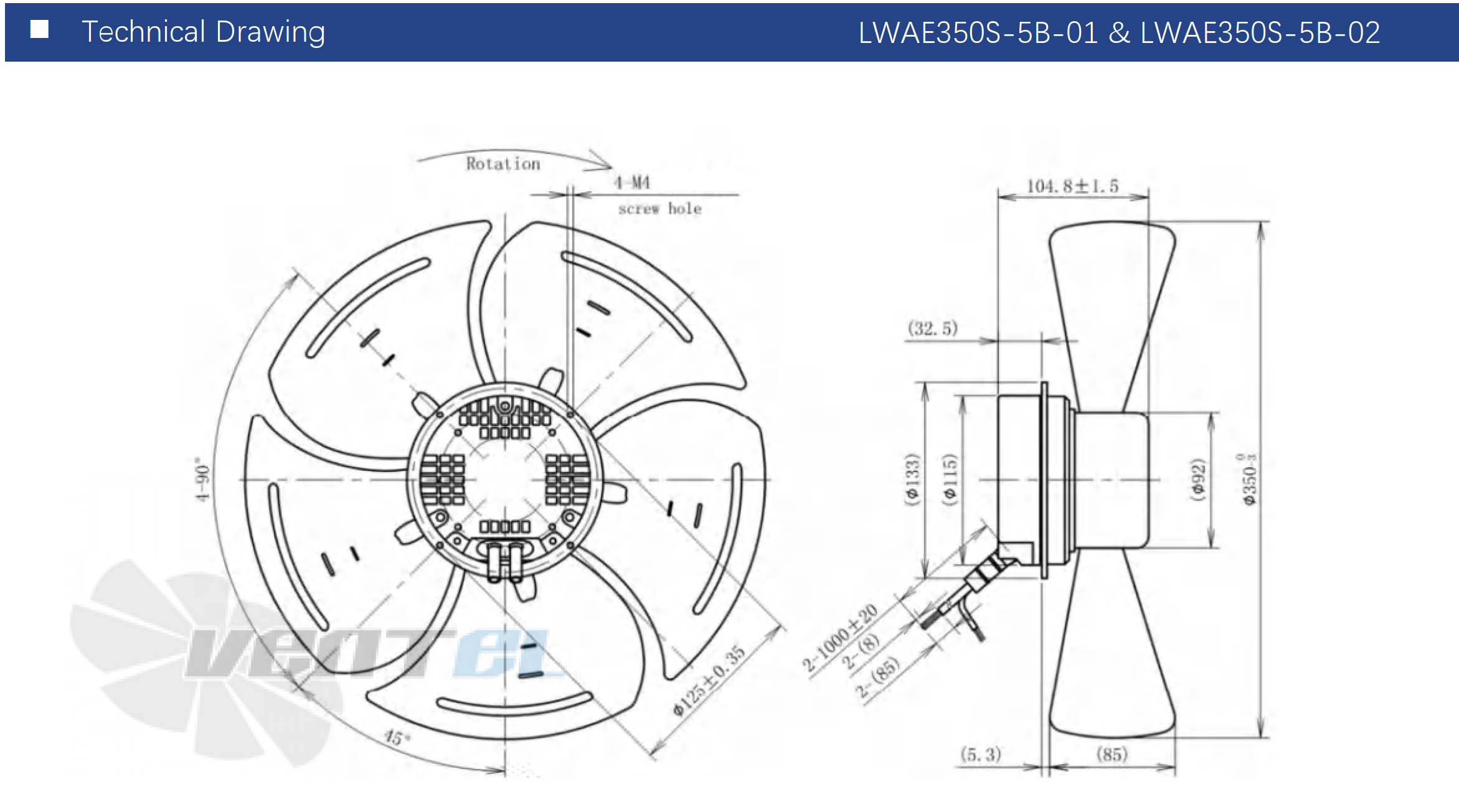 Longwell LWAE350S-5B-01 - описание, технические характеристики, графики