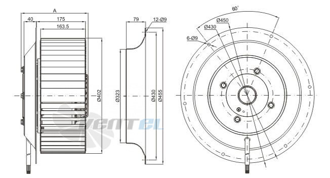 Sanmu YWF-K-8D400-GQ - описание, технические характеристики, графики