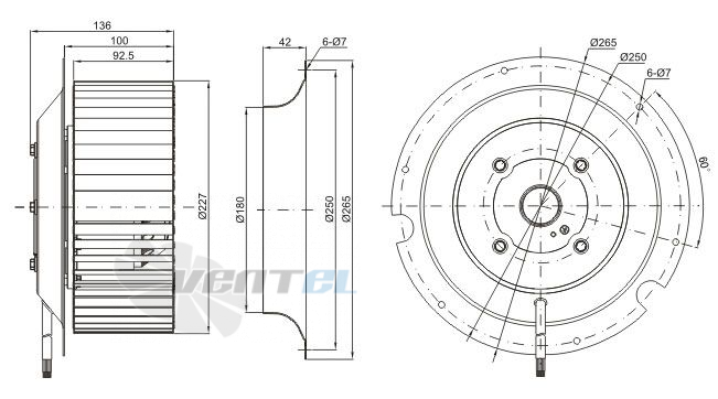 Sanmu YWF-K-4E225-GQ - описание, технические характеристики, графики