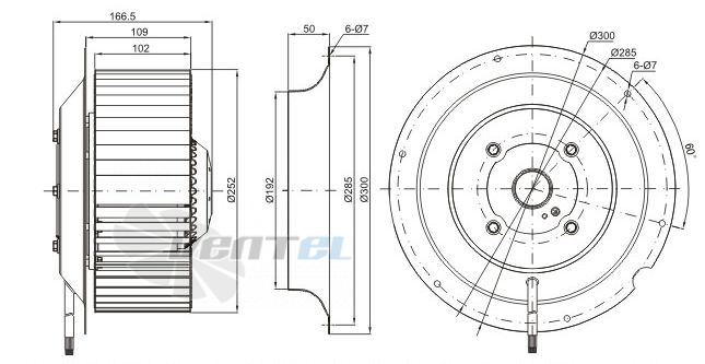 Sanmu YWF-K-4E250-GQ - описание, технические характеристики, графики