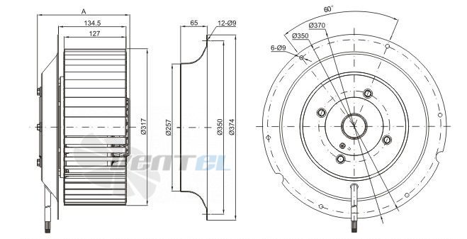 Sanmu YWF-K-4D315-GQ - описание, технические характеристики, графики