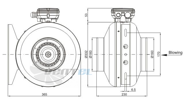 Sanmu YWF-K-2E220-160T - описание, технические характеристики, графики