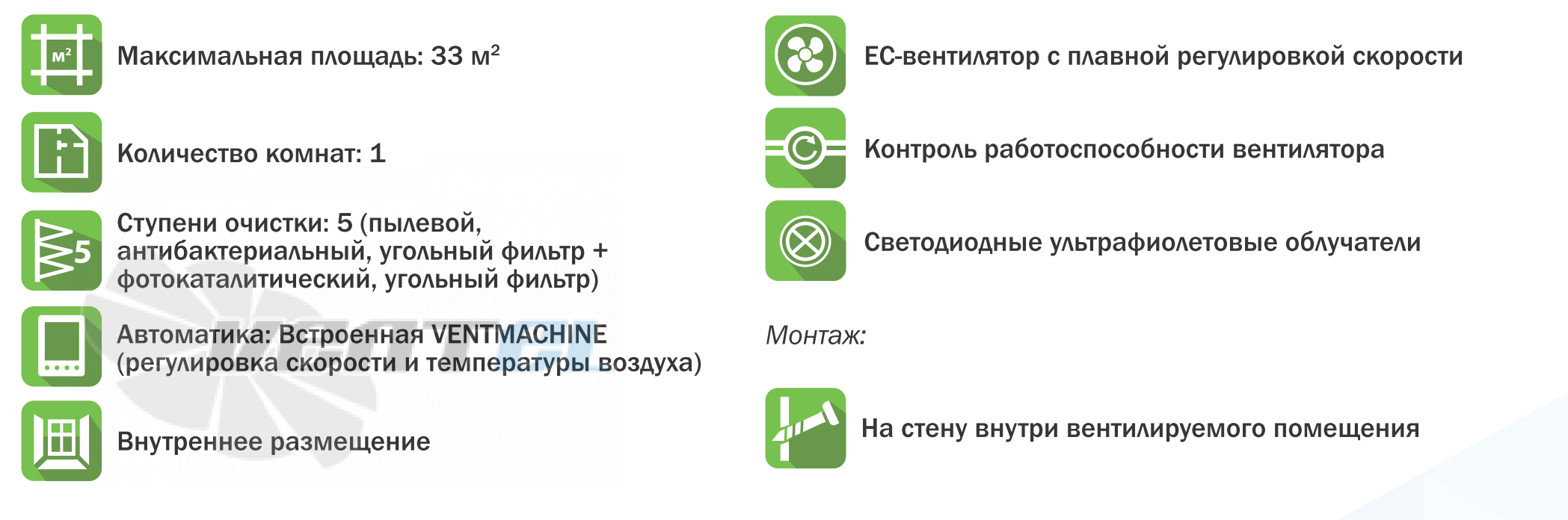 VentMachine  - описание, технические характеристики, графики