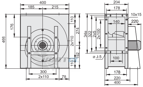 Rosenberg EHND 225-2 - описание, технические характеристики, графики