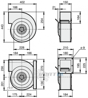 Rosenberg ERAD 279-4 - описание, технические характеристики, графики