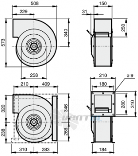 Rosenberg ERAD 314-4 - описание, технические характеристики, графики