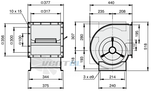 Rosenberg DRAE 250-4 - описание, технические характеристики, графики