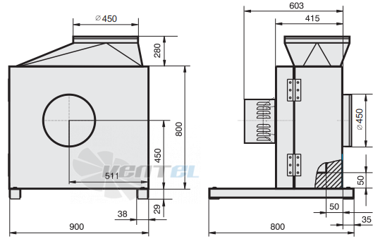 Rosenberg KBAD 500-4 - описание, технические характеристики, графики