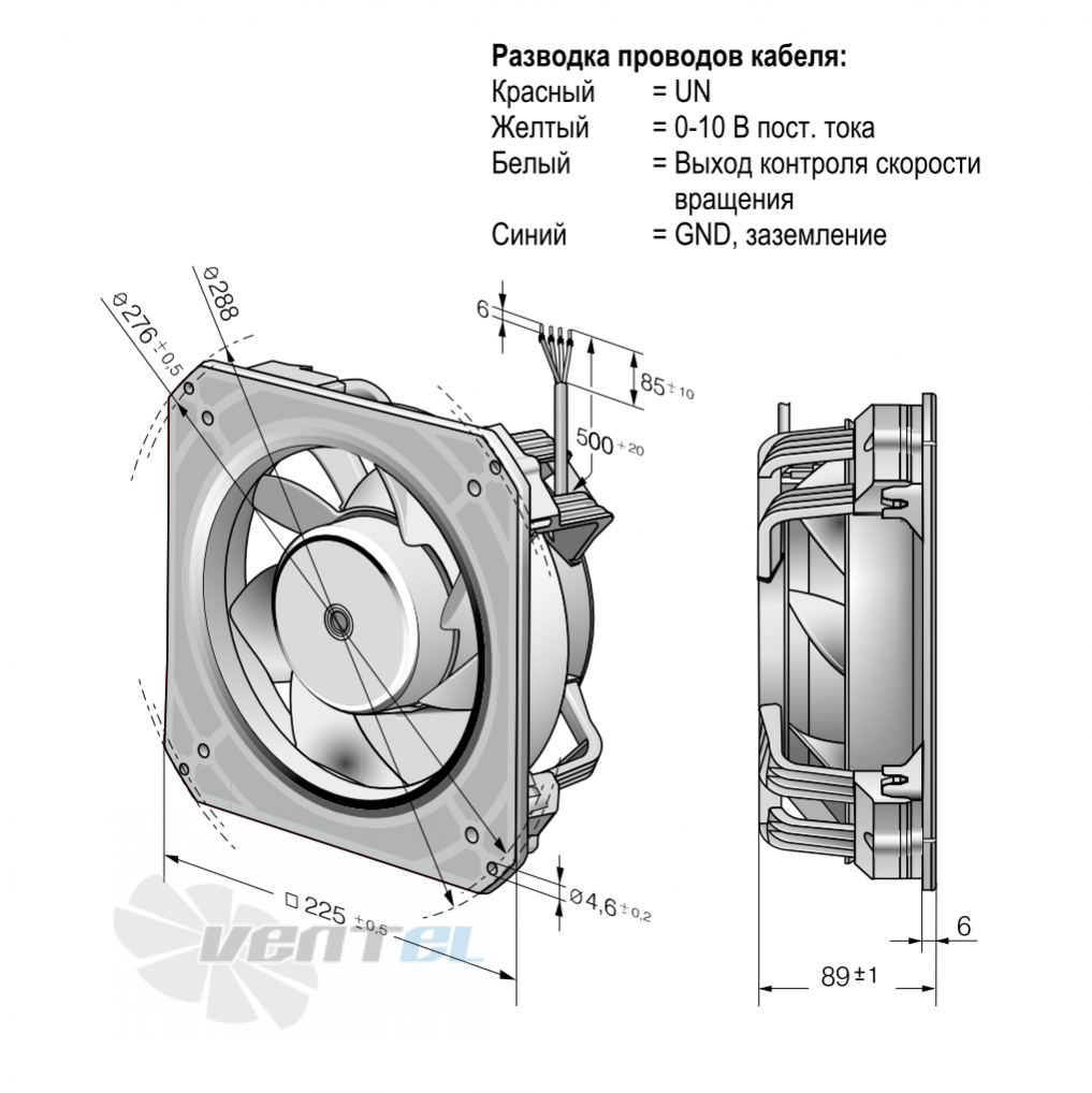 Ebmpapst K3G200-BD46-04 - описание, технические характеристики, графики